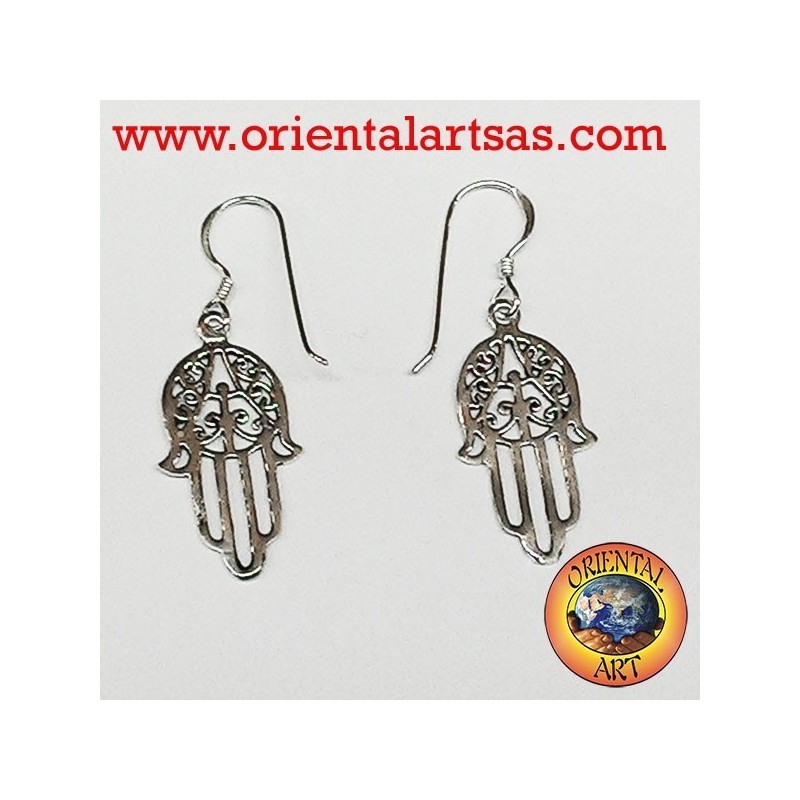boucles d'oreilles main de fatima