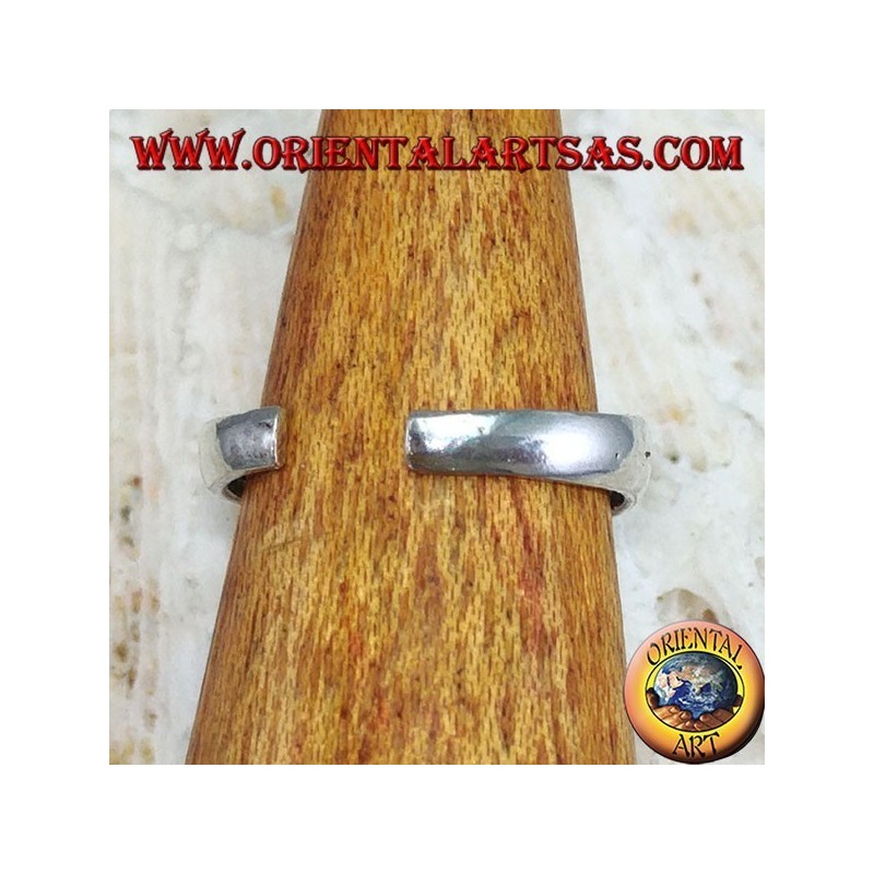 Silver ring for feet or phalanx with butterfly