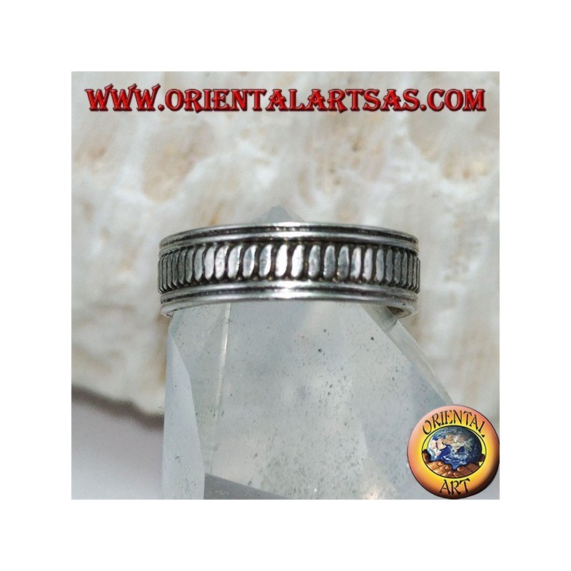 Anello in argento per piedi o per falange, fatto a mano