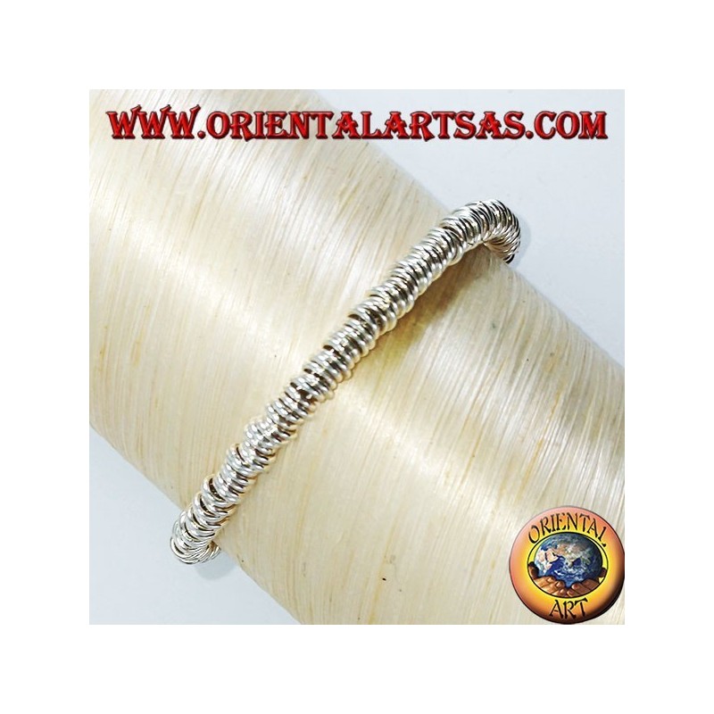 Silberarmband mit Ringscheiben, Dodo Modell