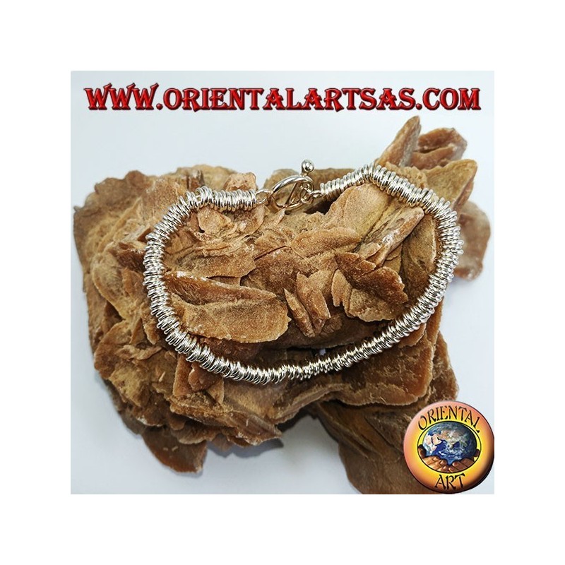 Silberarmband mit Ringscheiben, Dodo Modell
