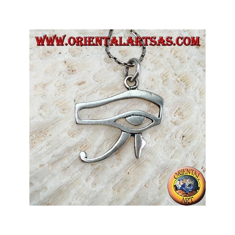 Silber Anhänger Auge des Horus und Auge des Ra