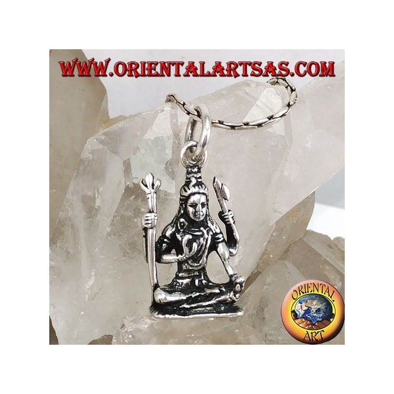 Silberner Anhänger der Shiva-Statue von Shiva des Murudeshwara-Tempels