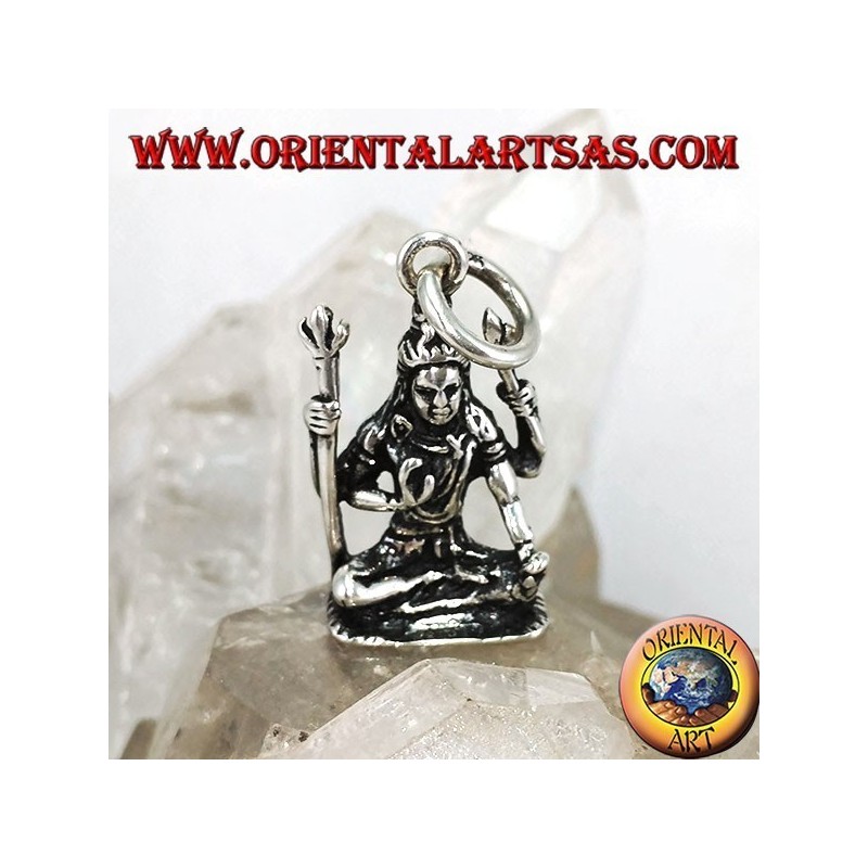 Silberner Anhänger der Shiva-Statue von Shiva des Murudeshwara-Tempels
