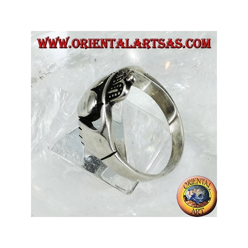 Claddagh silver ring Celtic symbol of Love Loyalty and Friendship (big)