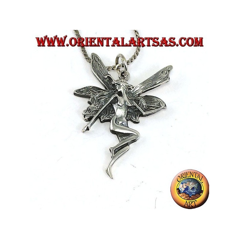 Colgante de hadas en plata 925