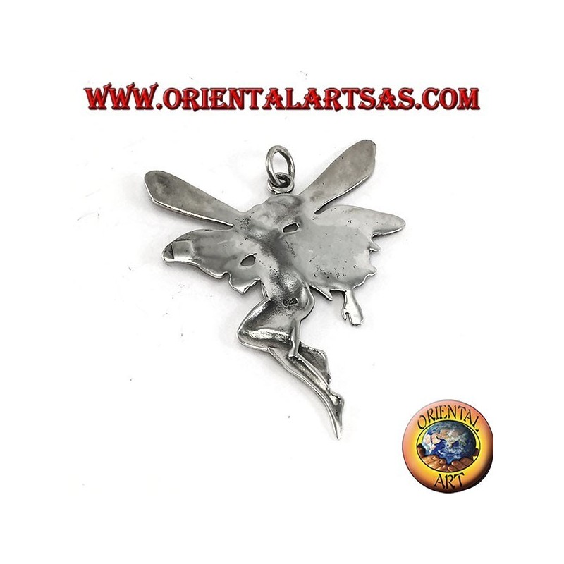 Pendentif grande fée en argent 925