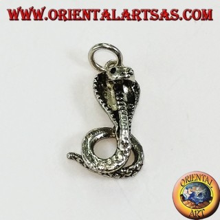 Small cobra silver pendant