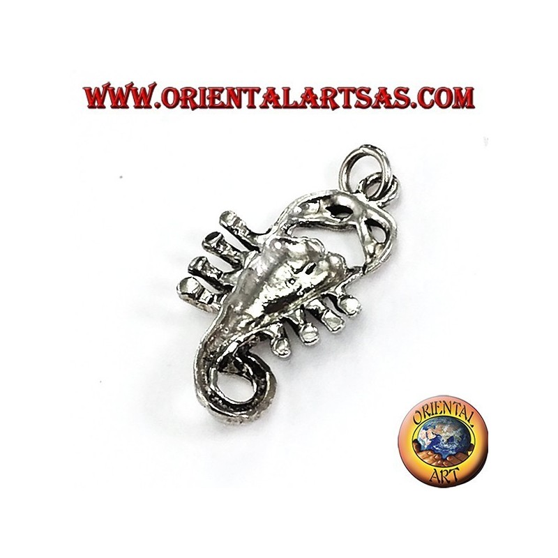 Ciondolo in argento scorpion medio