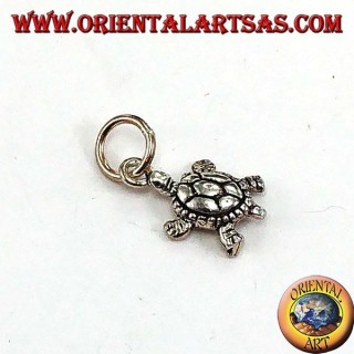 Pendentif en argent, petite tortue terrapine...