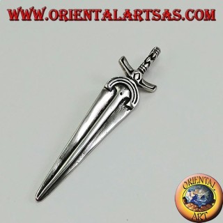 Colgante en plata, espada la reina de espadas por Cesare Borgia