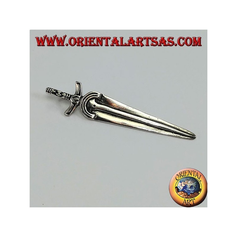 Pendentif en argent, épée la reine des épées de Cesare Borgia