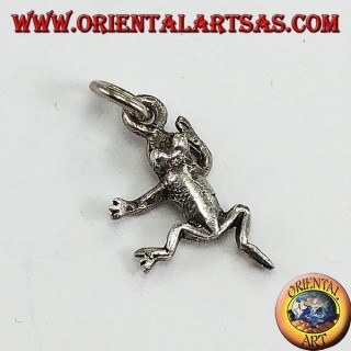 Pendentif en argent en forme de grenouille