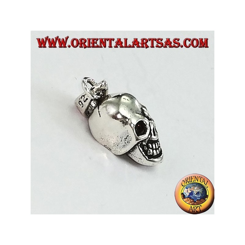 Ciondolo Teschio Clown Sorridente Argento 925 - Gioiello Originale | Oriental Art