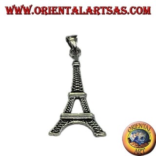 Pendentif en argent dans la tour Eiffel, symbole de Paris