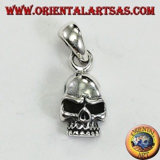 Colgante de plata maciza con forma de calavera