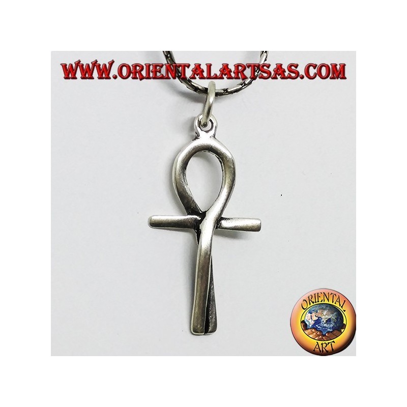 Silbernes Anhänger Ankh entwirrt ägyptisches Kreuz