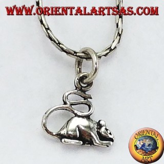 Silver pendant (rodent) the mouse