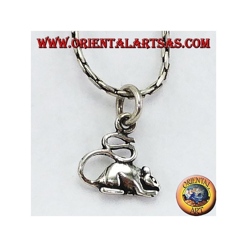 Silver pendant (rodent) the mouse