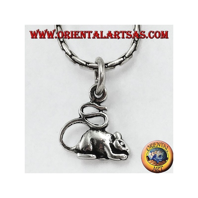 Silver pendant (rodent) the mouse