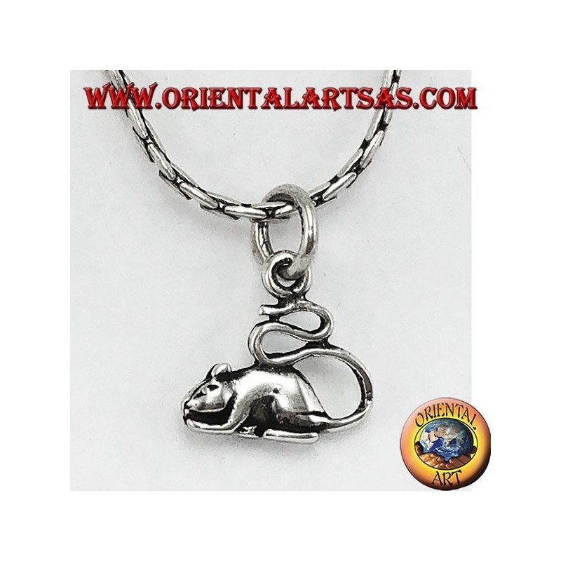 Pendentif en argent (rongeur) la souris