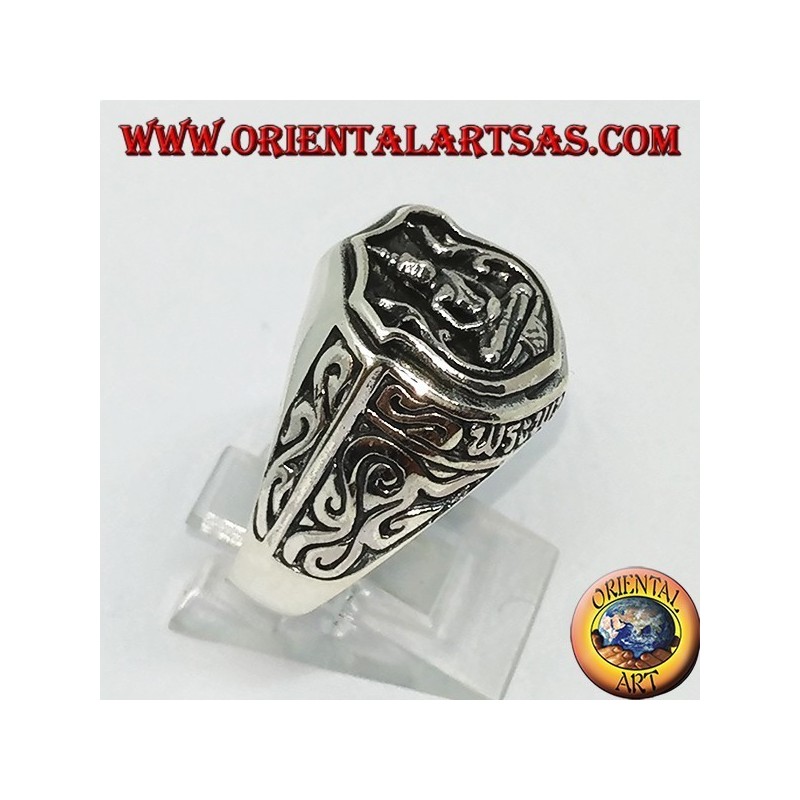 Anillo de plata del Buda Dhyana