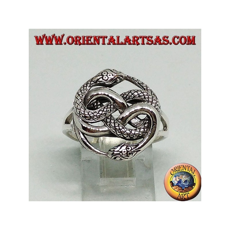 Anillo de plata con talismán auryn