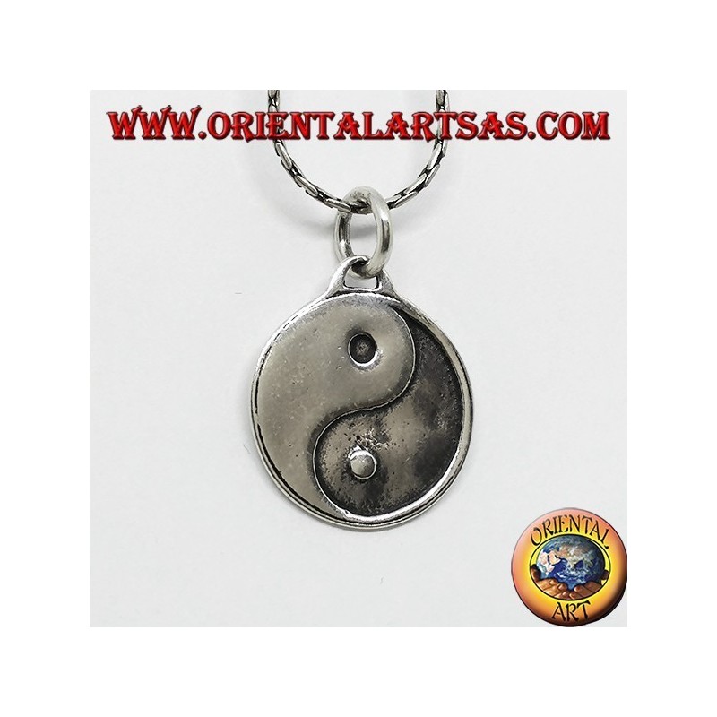Colgante de plata Tao yin-yang