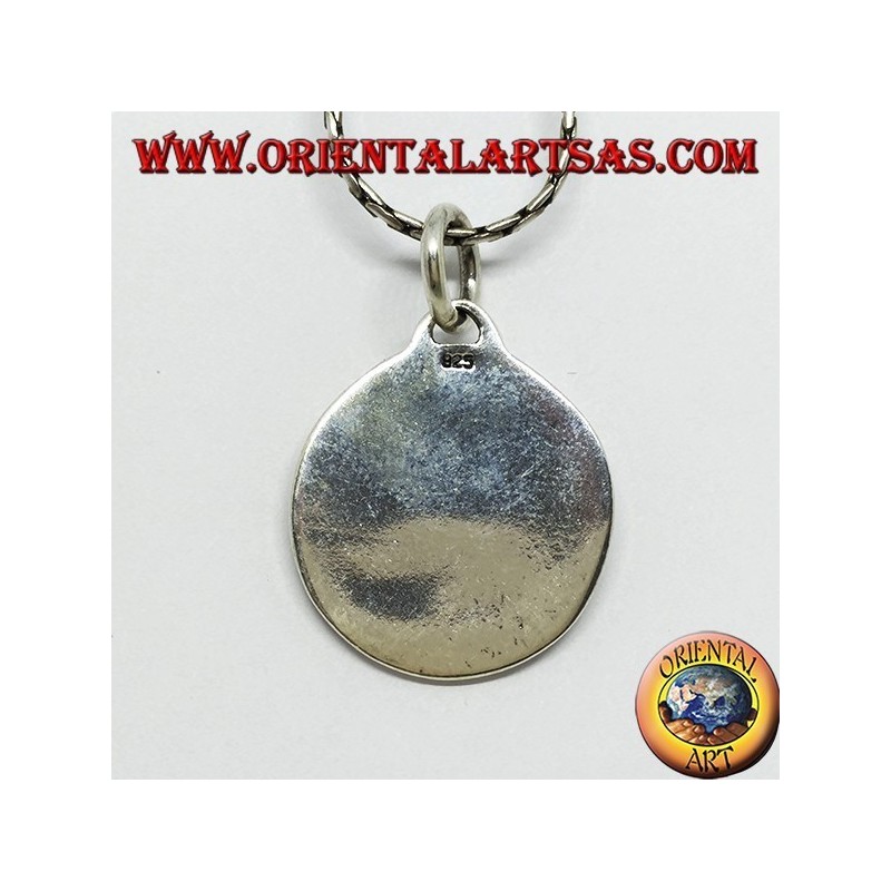 Colgante de plata Tao yin-yang