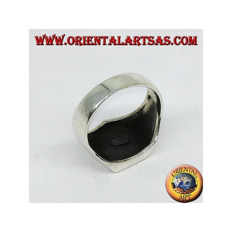 Anillo de plata, sello pentáculo en el Pentágono