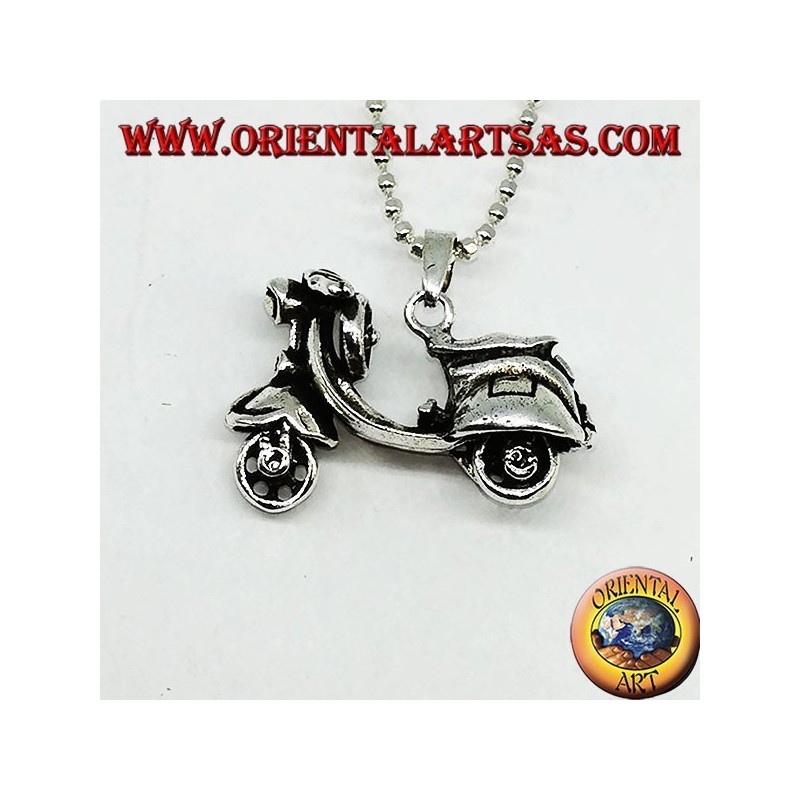 Silver pendant the legendary Vespa (mobile)