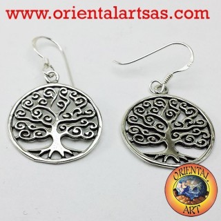 Orecchini  in argento albero della vita
