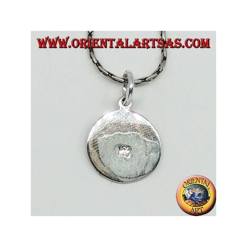 Ciondolo in argento   vegvisir (piccolo) aegishjalmur