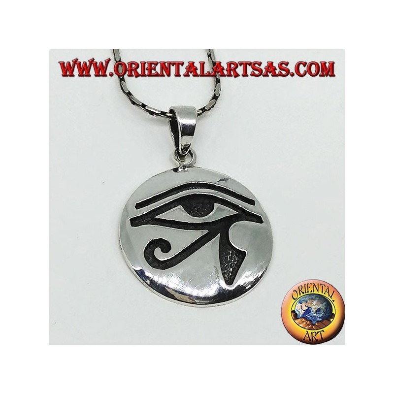 Anhänger in Silber, Auge von Horus (Auge von Rha) eingelegt