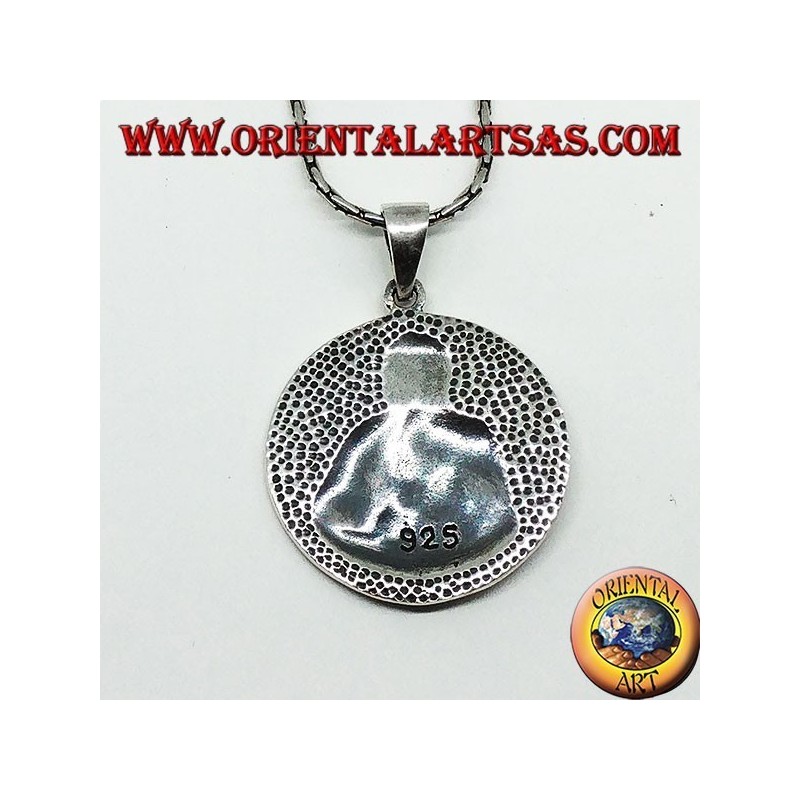 Ciondolo  in argento Sacro Cuore di Gesù