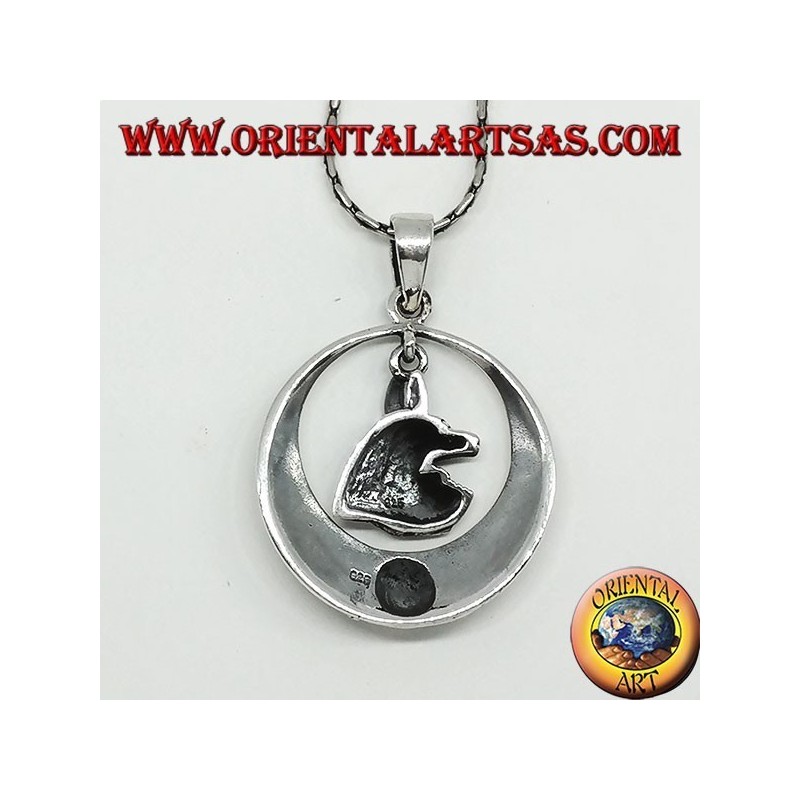 Pendentif en argent, guide Anubis des âmes