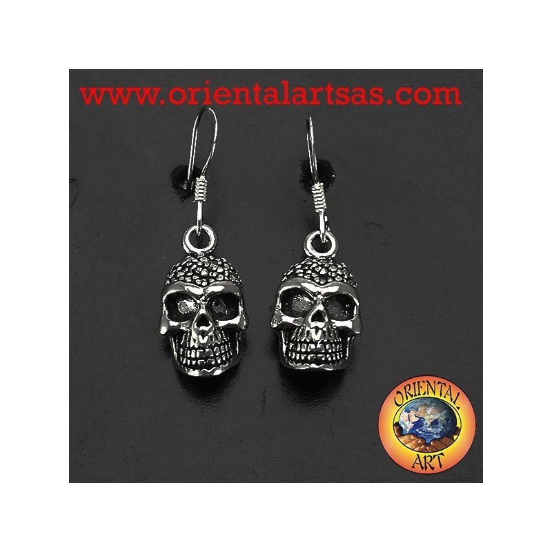 orecchini in argento  Teschio