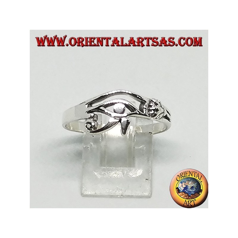 Silberring kleines Auge des Horus und Auge des Ra