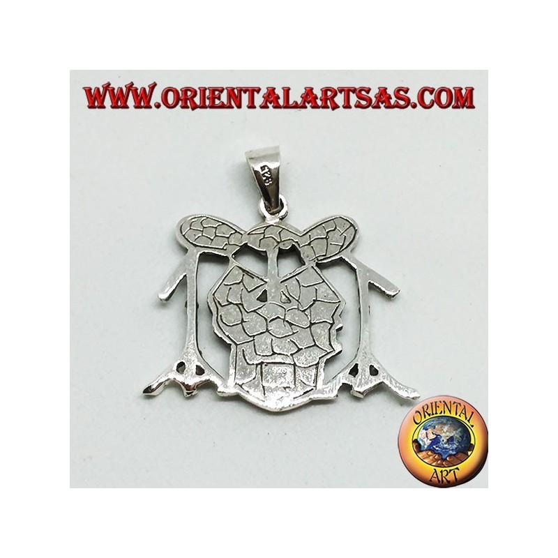 Silver pendant Battery (musical instrument)