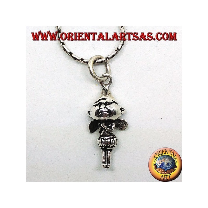 Silver pendant, the Elf with wings