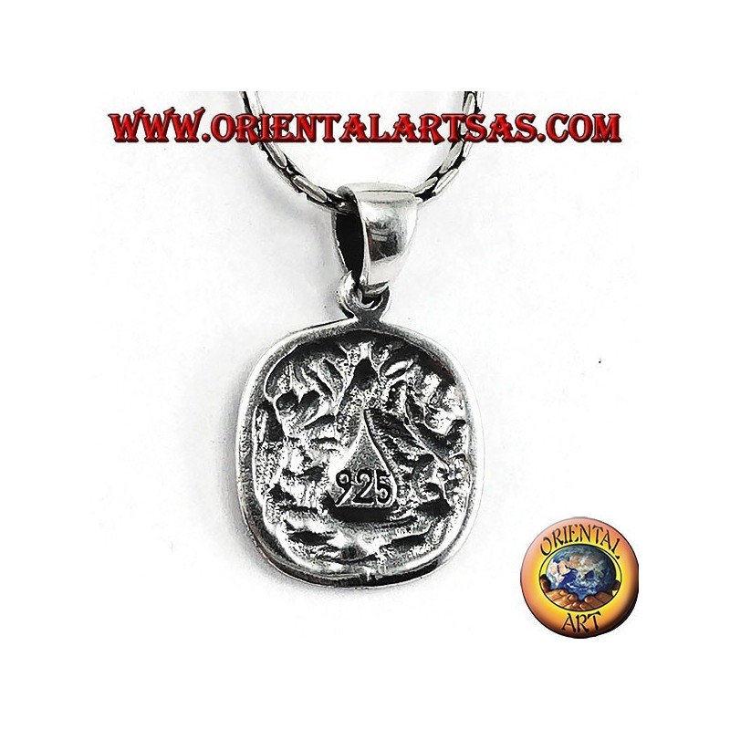 Anhänger in Silber Square und Compasses überlagert, Freimaurer-Symbol