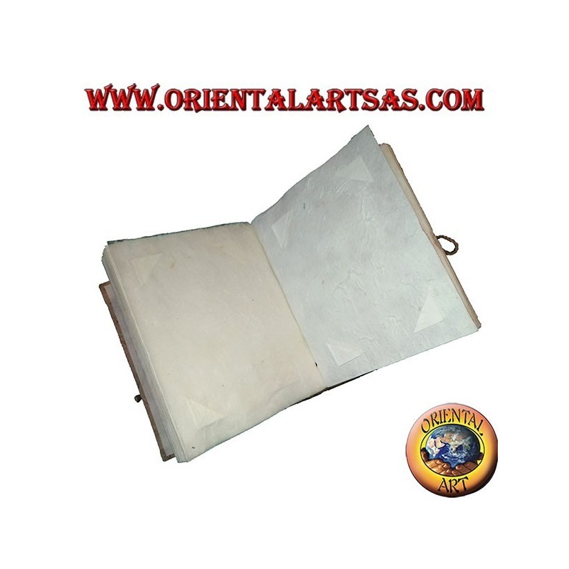 Photo album in rice paper with flower petals, 20 cm