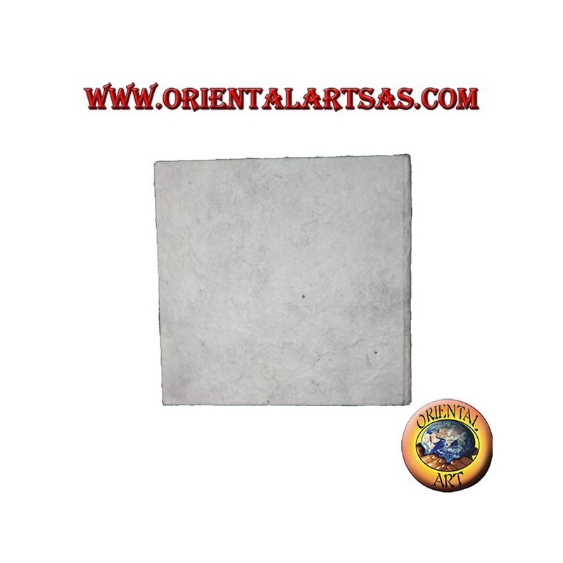 Notizbuch aus Reispapier und Blütenblättern, 10x10 cm