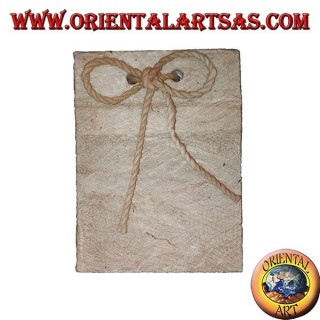 Notebook in tree bark with vertical opening, 10 cm