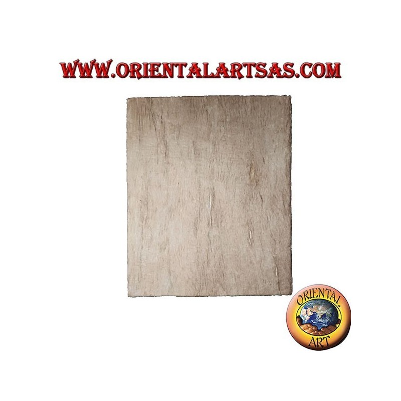 Annuaire téléphonique en écorce d'arbre et grandes lettres avec un crayon, 14 cm