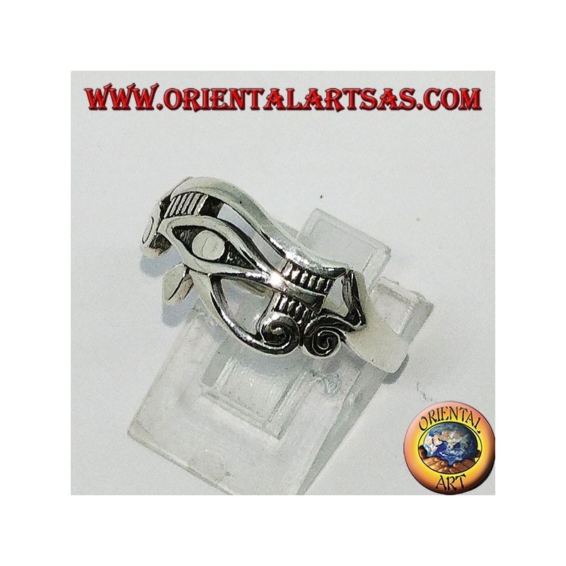 Silberring Auge des Horus (Horusauge und Ra)