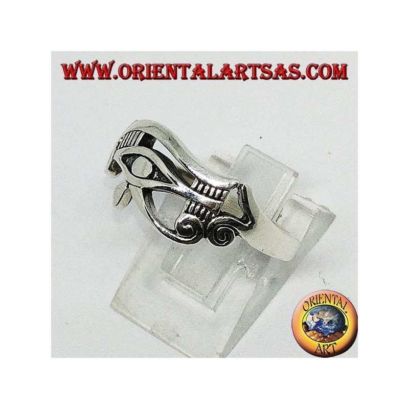 Silberring Auge des Horus (Horusauge und Ra)