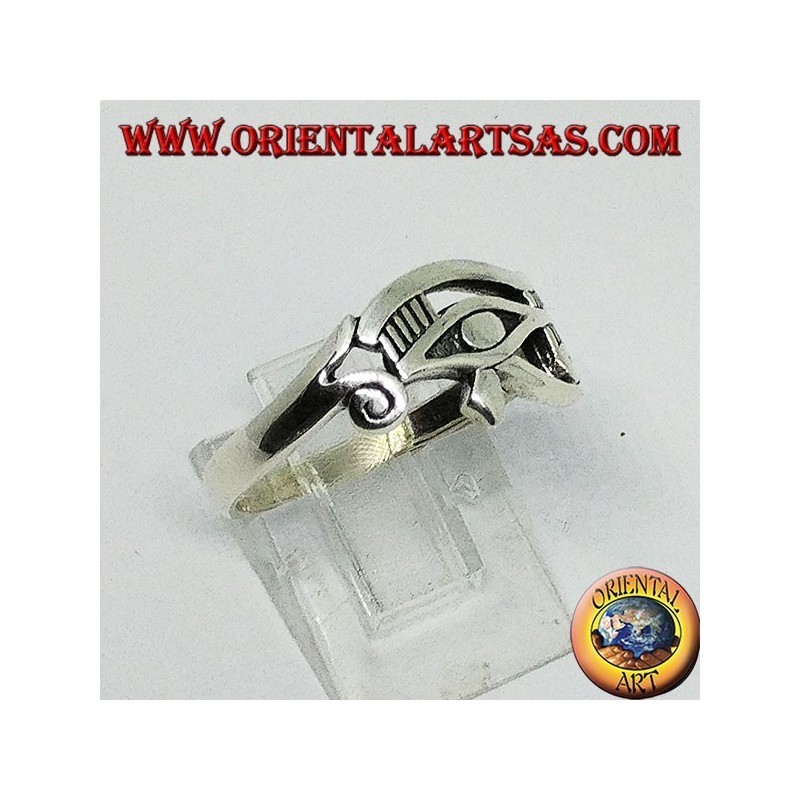 Silberring Auge des Horus (Horusauge und Ra)