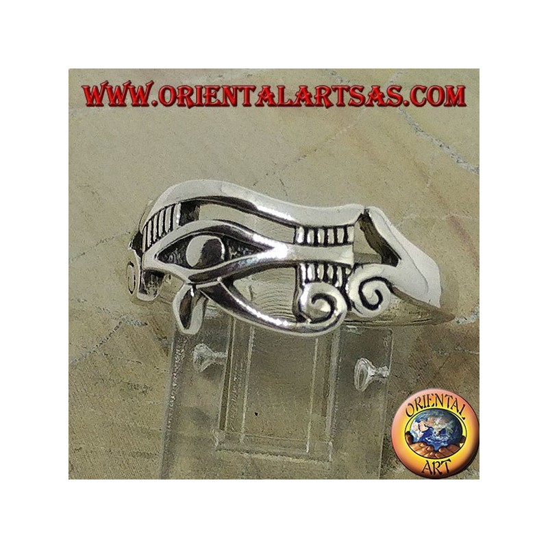 Anillo de plata Ojo de Horus (Ojo de Horus y Ra)