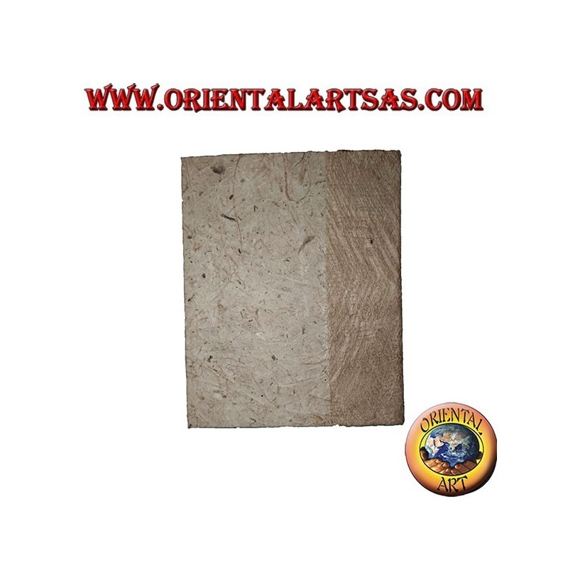 Telephone book in tree bark and plaque with elephant, 14 cm